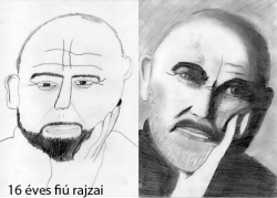 Jobb agyflteks rajzols